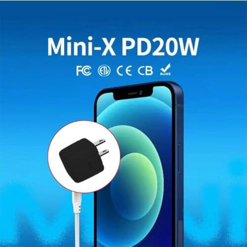 Multipurpose PD 20W High Speed Charging Connector Type-C Interface Charger Adapter for Cellphone Tablet T21A