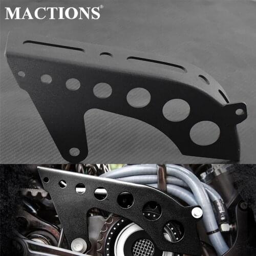 Motorcycle Front Pulley Guard Matte Black Drive Pulley Cover For Harley Sportster XL883 1200 48 72 SuperLow Nightster 2004-2018