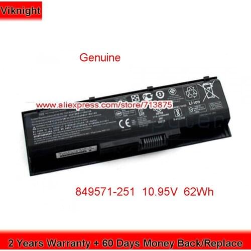 Genuine 849571-251 Battery for HP Omen 17 Series PA06062 TPN-Q174 849571-221 10.95V 62Wh