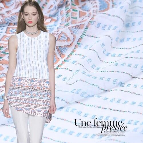 New Wide Bilateral Positioning Silk Georgette Fabric Thin Silk Georgette Swinging Skirt Fabric