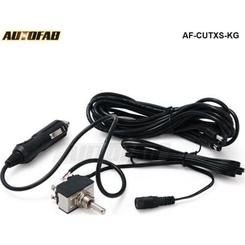 Toggle Switch with 12ft Wiring Harness For Exhaust Muffler electric Cutout System AF-CUTXS-KG