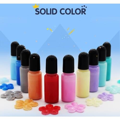 Epoxy resin pigment 10 Colors 10ml solid color Liquid Pigment For Resin Mold Coloring Dye Colorant DIY Jewelry Making Crafts