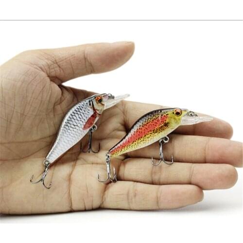 1PCS Trolling fishing Minnow Wobbler jig Swim fish lures 6.5cm Artificial hard bait Crankbait Carp Fishing Pesca Fishing tackle