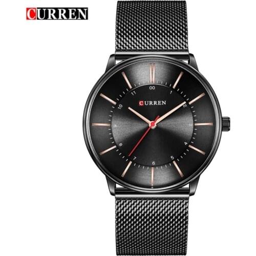 Top Brand Luxury CURREN 2020 New Fashion&Casual Simple Business Watches Classic Dial Ultra-thin Quartz Wristwatches Clock 8303