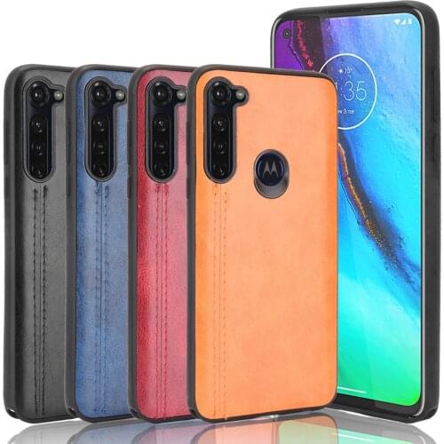 For Motorola Moto G Stylus 2021 Luxury Calfskin PU Leather lines Back Cover Shockproof Case For Moto G Stylus 2021 Phone Case