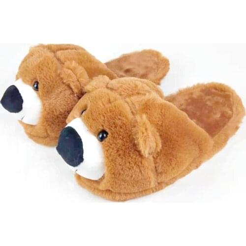 Lovers Shoes Indoor Slippers Special Bear Offer Custom Warm Winter Hedgeh Lovers Home Slippers Thick Hard Bottom Shoes on Floor