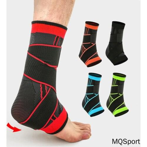 Sport Ankle Support 3D Pressurized Breathable Elastic Strap Belt Protector
