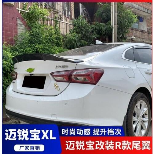 For Chevrolet Malibu XL high quality Carbon Fiber rear boot Wing Spoiler Rear Roof Spoiler Wing Trunk Lip Boot Cover
