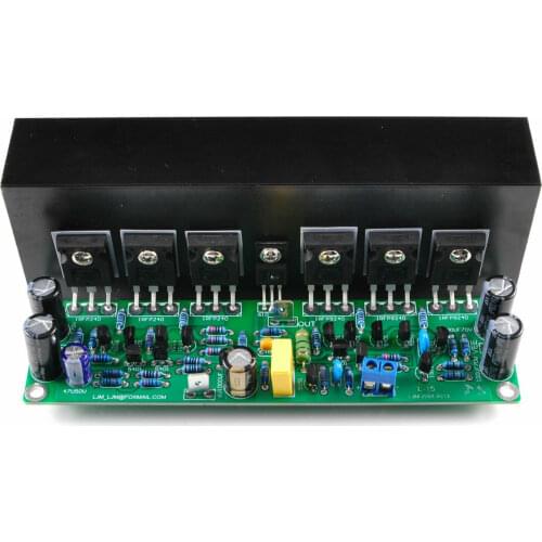 1pcs Assembeld LJM L15 mono amplifier board with heat sink 150W amplifier