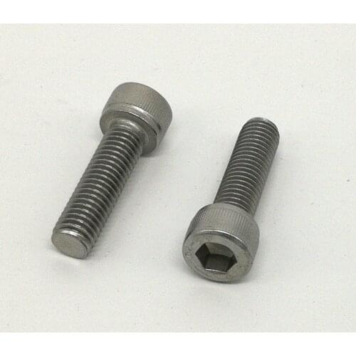 50Pcs DIN912 M1.6 M2 M2.5 304 Stainless Steel Hexagon Socket Head Cap Screws Bicycle Hex Bolts