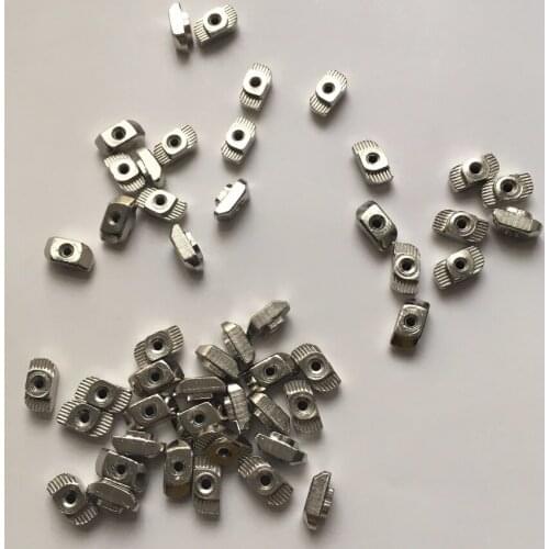 50pcs T sliding nut block M3 for 30 series aluminum profile slot 8mm CPC110
