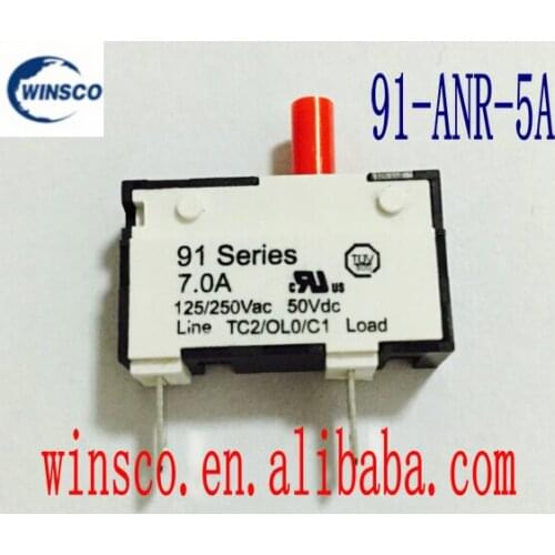 91-ANR-5A 100% NEW KUOYUH 91-5A CIRCUIT BREAKER 91 SERIES 5A 5PCS/LOT