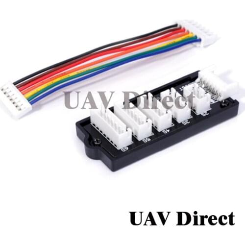 RC 2S-6S Lipo Battery Parallel Charging Board Balance Charger Plate For Imax B6 B6AC B8 uk JST-XH Balance Adap