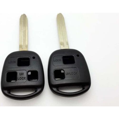 2 3 Buttons Fob Key Case Remote Car Key Shell For Toyota Corolla Land Cruiser YARIS CAMRY RAV4 For Lexus RX300 ES300