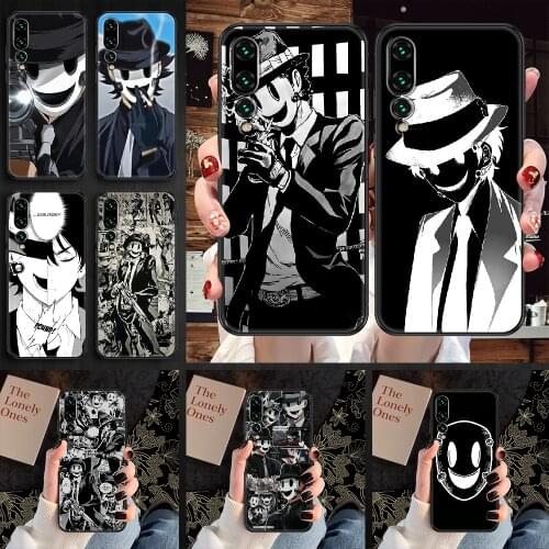 Anime High Rise Invasion Phone case For Huawei P Mate P10 P20 P30 P40 10 20 Smart Z Pro Lite 2019 black pretty prime silicone