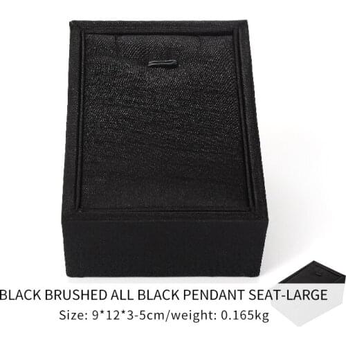 Black Brushed Necklace Jewelry Display Stand Female Earring Bracelet Pendent Ring Showcase Jewellery Organizer Counter Removable