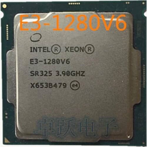 E3-1280V6 3.90GHZ CPU processor Quad-Core 8MB E3-1280 V6 LGA1151 14nm 72W E3 1280V6 free shipping Free shipping