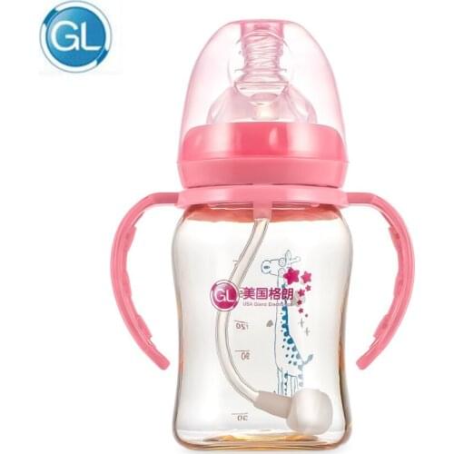 GL FDA Baby Feeding Bottle 180ml Infant Milk Bottle For Babies PP Nursing Care Safe Mamadeiras Fruit Juice Drinkware Garrafa