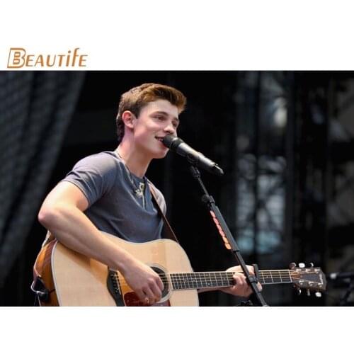 Hot Sale Custom Shawn Mendes Poster Home Decoration Fashion Silk Fabric Wall Poster Custom Poster