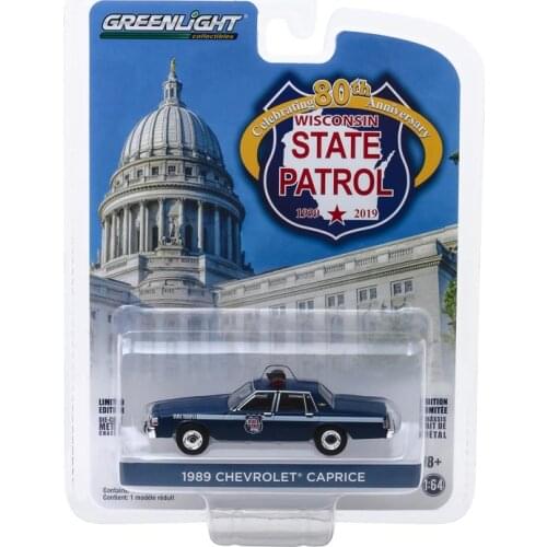 GreenLight 1:64 1989 CHEVROLET CAPRICE 28000-D Metal Diecast Alloy toy cars Model Vehicles For Children Boys gift hot