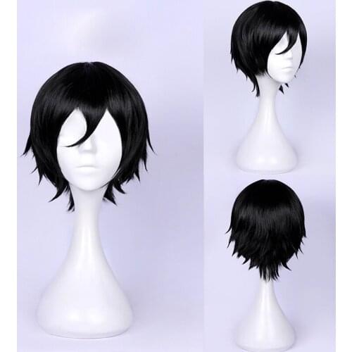 1pcs Anime Angels of Death Zack Short Wig Heat Resistant Synthetic Hair Cosplay Costume Prop Decor Collection for Men Boy