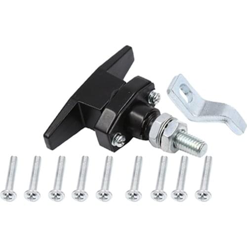 Black T Shape Handle Lock Equipment Telescopic Door Locks Telescopic Switch Industrial Cabinet Locks