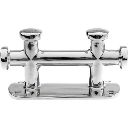Double Yacht Grade AISI Stainless Steel 316 Deck Boat Cross Bollard