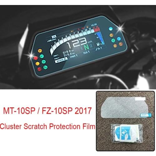 MT10SP FZ10SP 17 Cluster Scratch Protection Film Screen Protector for YAMAHA MT-10SP FZ-10SP 2017 100% Brand New