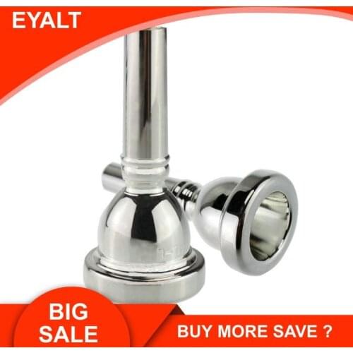 Musical instruments accessories silver plated Sub-Tenon trombone, mouthed Tenor Flat key, bass trumpet