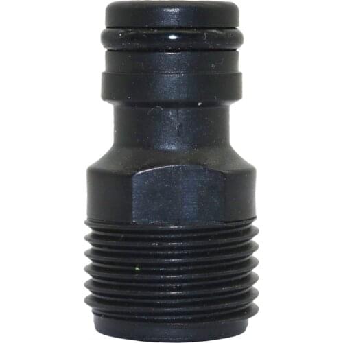 Nipple Connector 1/2" Threaded Tube Faucet Adapter for the irrigation of your flower lawn agriculture villas irrigation 5 Pcs