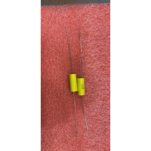 Farah CBB20 400V1UF 105K copper foot axial frequency division film capacitor C302G105K00C000