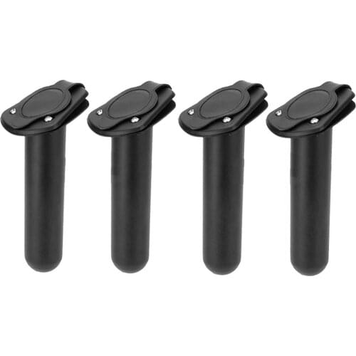 4PC 2PC Plastic Flush Mount Fishing Rod Holder Gasket Kayak Canoe Tackle Water Sports Rowing Boating Accessories
