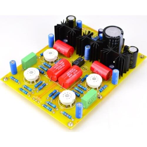 Hifi PRT06B 12AX7 +12AT7 Tube preamplifier board / Kit / Pcb base on MATISSE preamp circuit