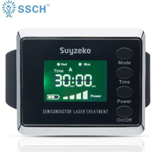Diabete Cure Portable Wrist Watch Laser Watch Therapy Device
