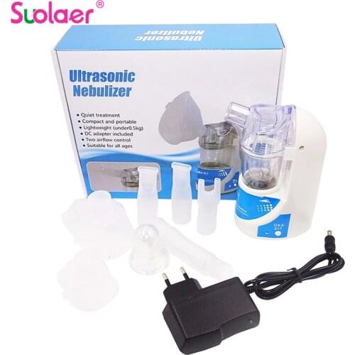 Portable Quiet Treatment All Ages Home Inhaler Asthma Inhaler Mini Nebulizador Automizer Inhale Nebulizer Ultrasonic Nebulizer