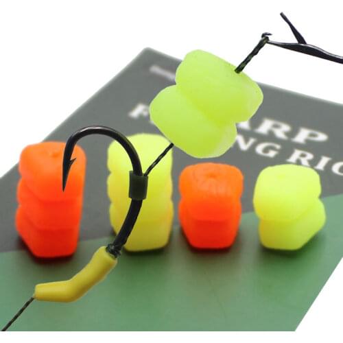 1 Box Carp Fishing Bait Double Corn Hair Ronnie Rigs Method Feeder Slow Sinking Corn Pop Up Boilies For Carp Fishing Accessories