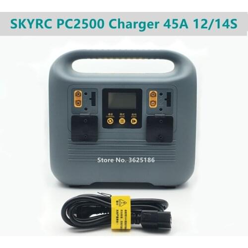 SKYRC PC2500 12/14S Agricultural UAV charger Intelligent 2500W 45A 4 Channel Fast Charging Lithium Battery Charger For Drone