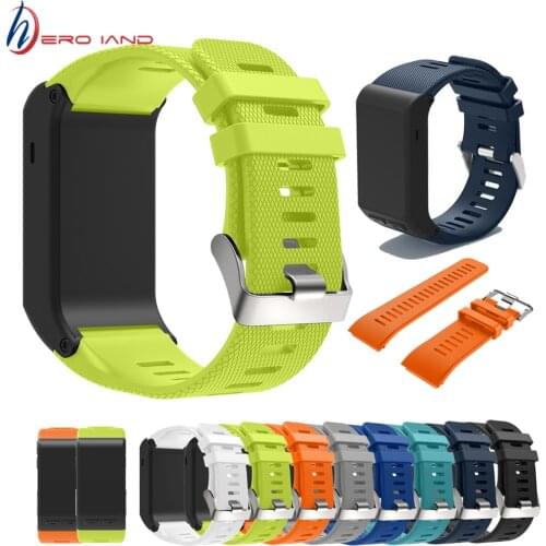Sport Silicone Strap For Garmin vivoactive HR Wrist Strap Bracelet Strap Band For Garmin vivoactive HR Replacement Band Bangle
