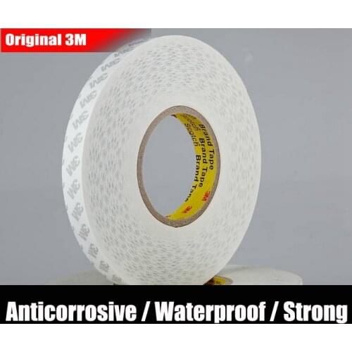 0.3mm thick), Original 3M White Waterproof Double Adhesive Tape PVC Scotch Tape for iphone Tablet Car Mirror Display Bond