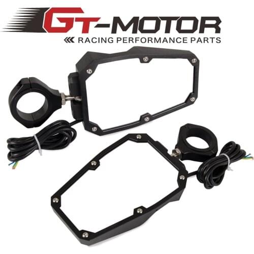 UTV Rear View Side Mirrors For Polaris RZR Ranger Arctic Cat Wildcat With LED Spot Light for RZR Mirror Break Away