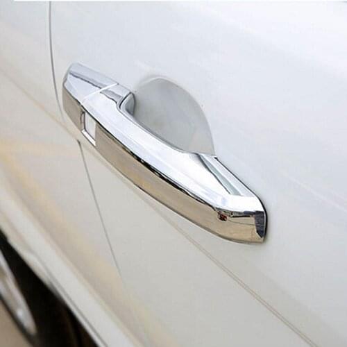 Exterior ABS Chrome Accessories For Range Rover Evoque Out Side Door Handle Bar Decorative Protective Cover Sticker Trim Frame
