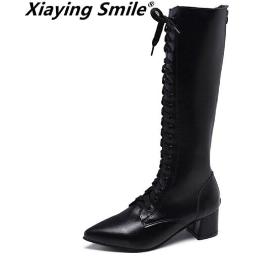 Женские высокие ботинки Xiaying Smile China At AliExpress