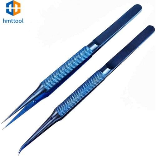 140MM Tweezers Professional Maintenance Tool Precision Fingerprint Tweezers Titanium Alloy Board Flying Tweezers