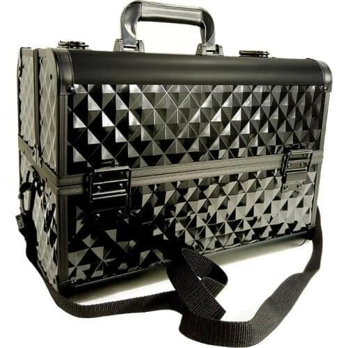 2019 New hot Women Cosmetic cases With shoulder strap,Nails Makeup Toolbox,Men Multifunction Beauty luggage,Girl light Suitcases