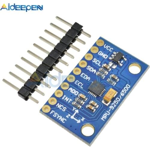 3-5V MPU-9255 MPU9255 Three-Axis Gyroscope+Accelerator+Magnetometer Sensor Board Module GY-9255 IIC/I2C