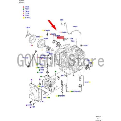 CAR Axle shaft oil seal For dMo nd eoF oc usS-M AXK uga Tra ns itF usi on Throttle crankshaft rear oil seal Shaft seal ring