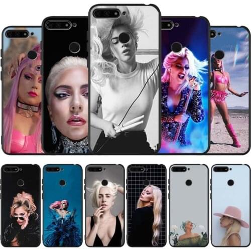 Lady gaga black Silicone Phone Case For honor 30 20 Pro 8 8X 9 10 20 Lite Mate 10 20 30 Lite Pro cover
