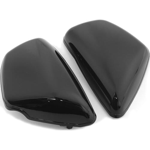 Black ABS Motorcycle Left Right Side Battery Fairing Cover For Yamaha 700 750 1000 1100 Virago Moto Accessories