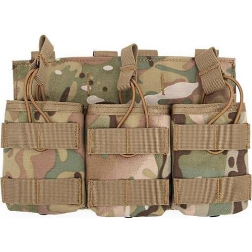For 7.62 Double Triple Clip Bags Molle Tactical Magazine Pouches Airsoft Gear Tactics Assembly Bullet Pack Hunting Outdoor Bags