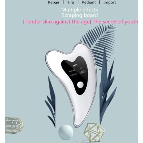 New Heating Gua Sha Instrument Facial Massage Electric Micro-current Gu Sha Body Spa Skin Care Beauty Instrument